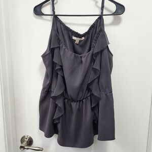 Lauren Conrad XL Gray Blouse tank top